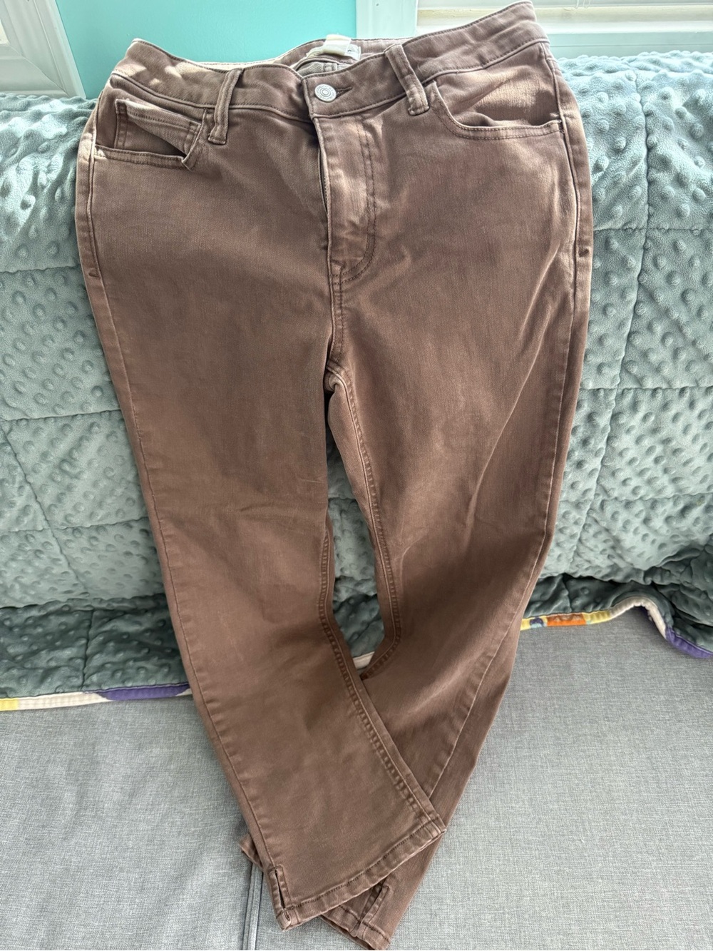 Maurices Women's Brown Straight-Leg Jeans